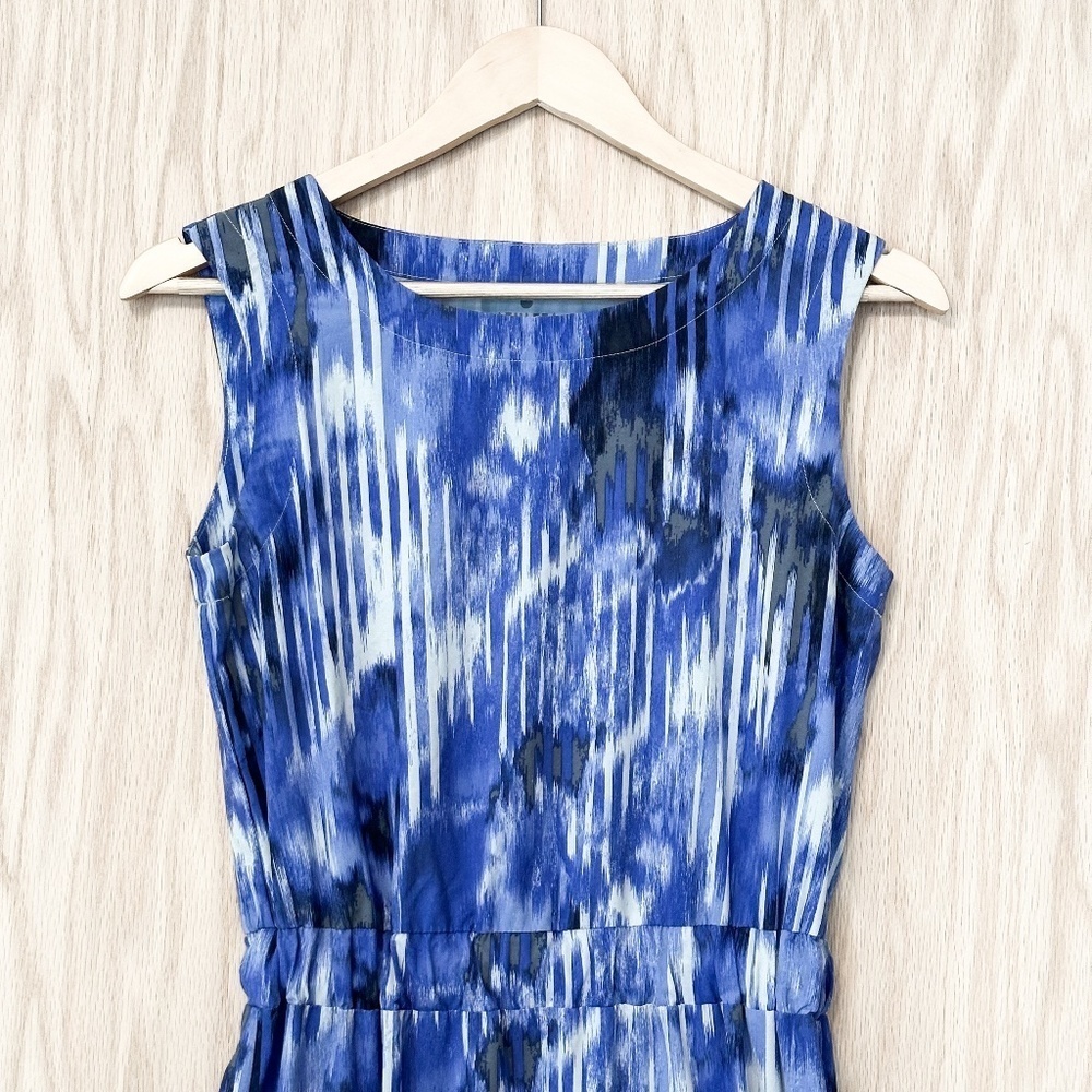 Athleta Wailea Astra Sleeveless Dress in Baja Blue Size 2 - Picture 3 of 10